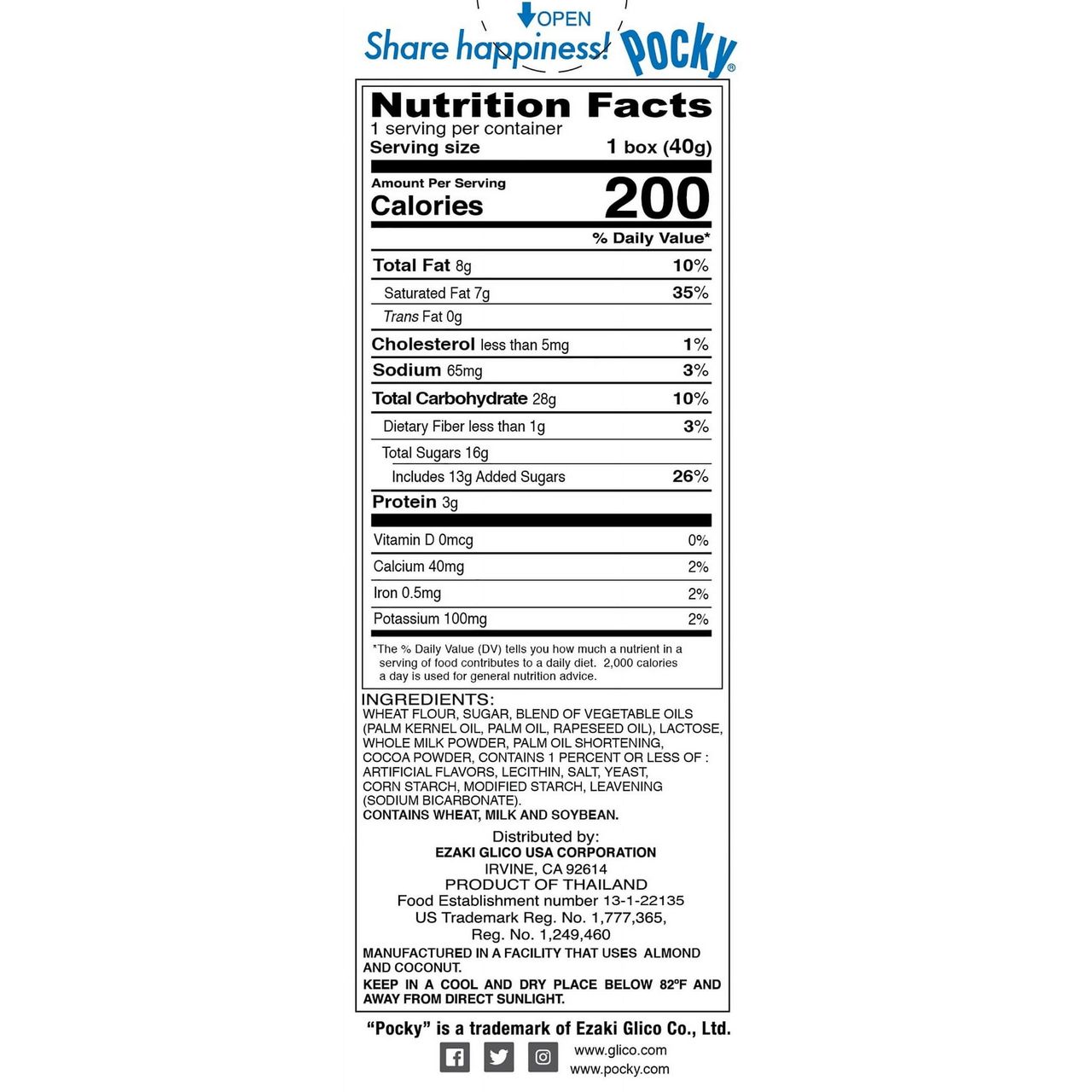 Pocky Cookies and Cream Flavoured Biscuits | Artificial Flavour-free