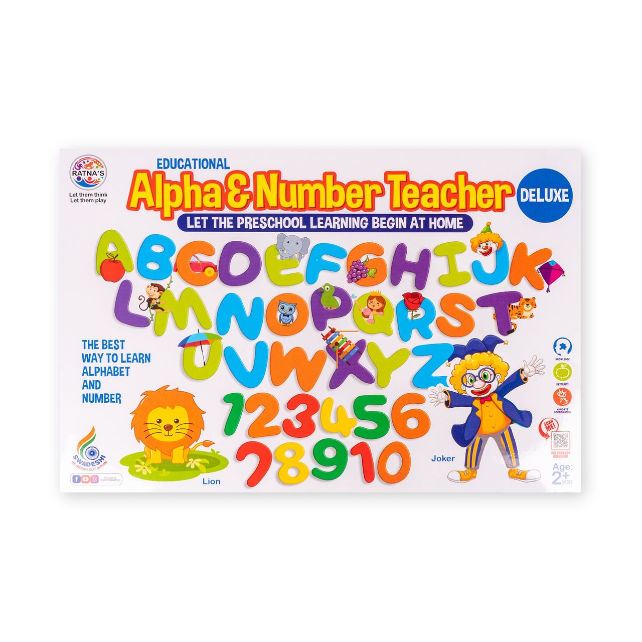 Ratna's Alpha & Number Teacher Deluxe | Assorted