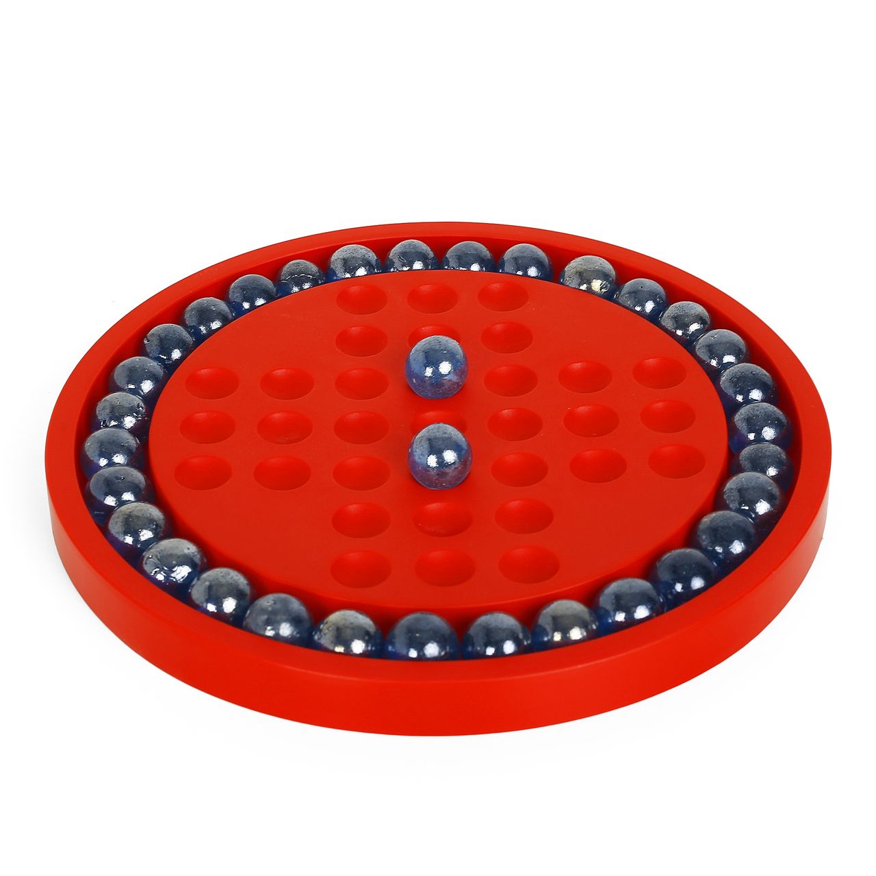 Toyden Brainvita Board Game With 32 Marbles, Marble Solitaire, Single Player Game, Ages 3 Years