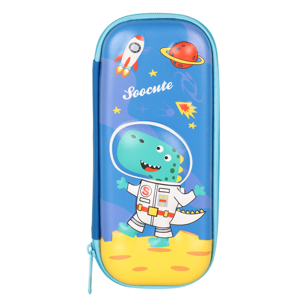 Dearjoy Dinosaur Pencil Box / Case Pouch - Blue