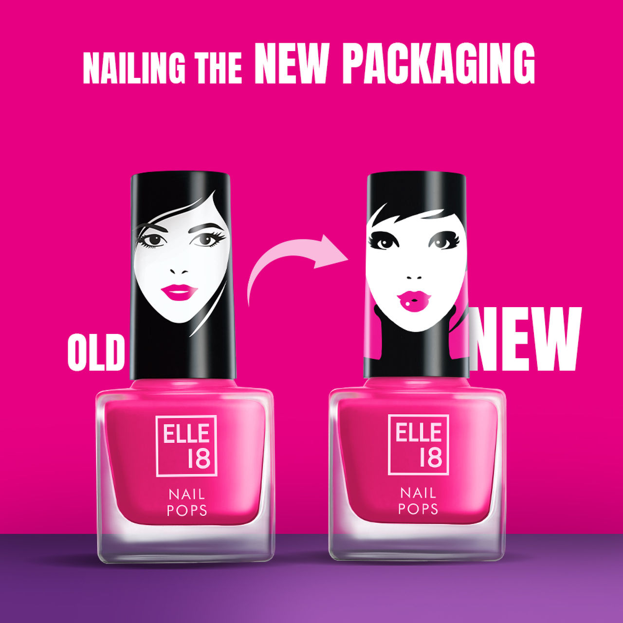 Elle 18 Nail Pops Nail Colour | Chip Resistent | Quick Drying | Glossy Finish - Shade 127