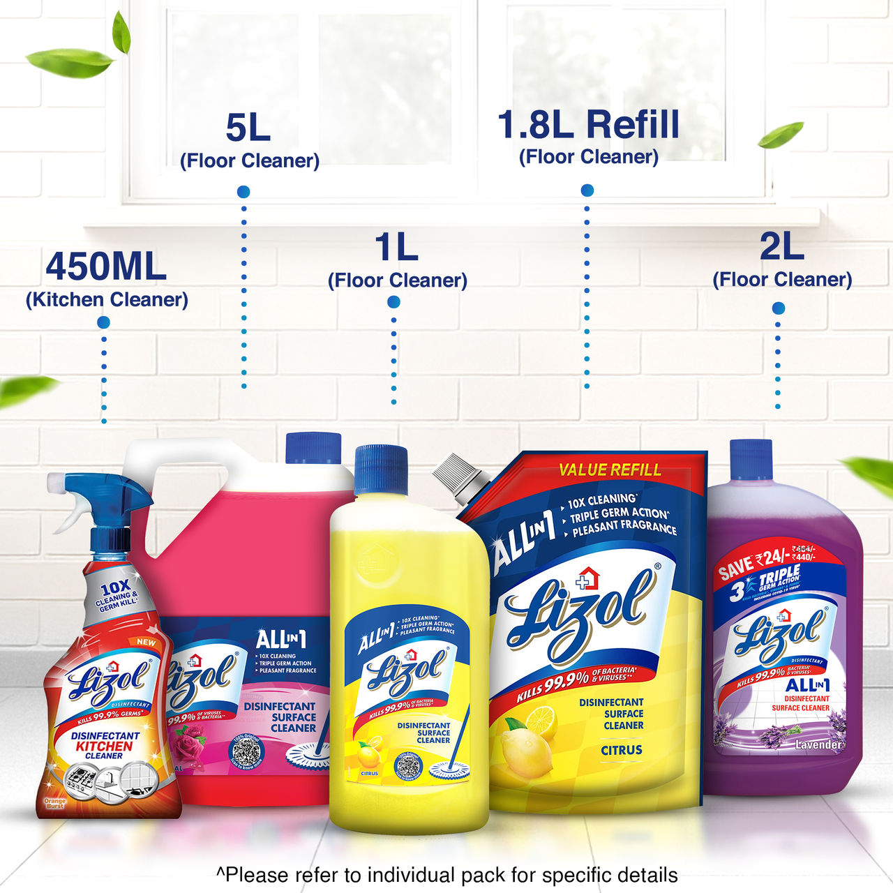 Lizol Citrus Floor Cleaner Liquid