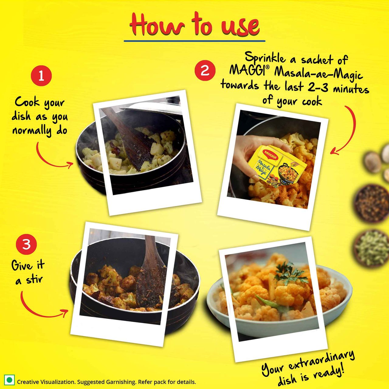 Maggi Masala-Ae-Magic Vegetable Masala 72 g Combo