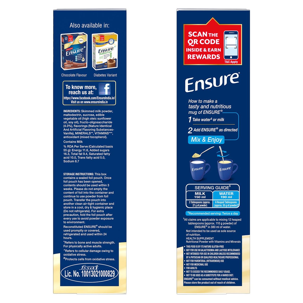 ENSURE Vanilla Drink Mix
