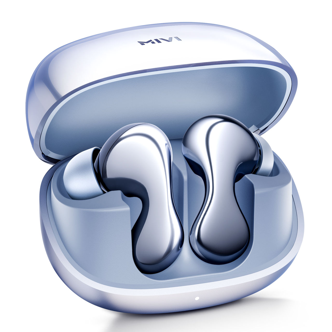Mivi Superpods Immersio Earbuds Flagship Launch, 3D Soundstage, 60H Bluetooth�Crystalline Blue