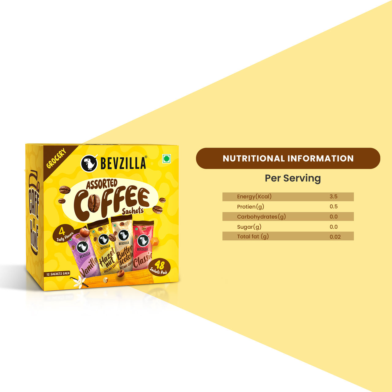 Bevzilla Assorted Instant Coffee Powder