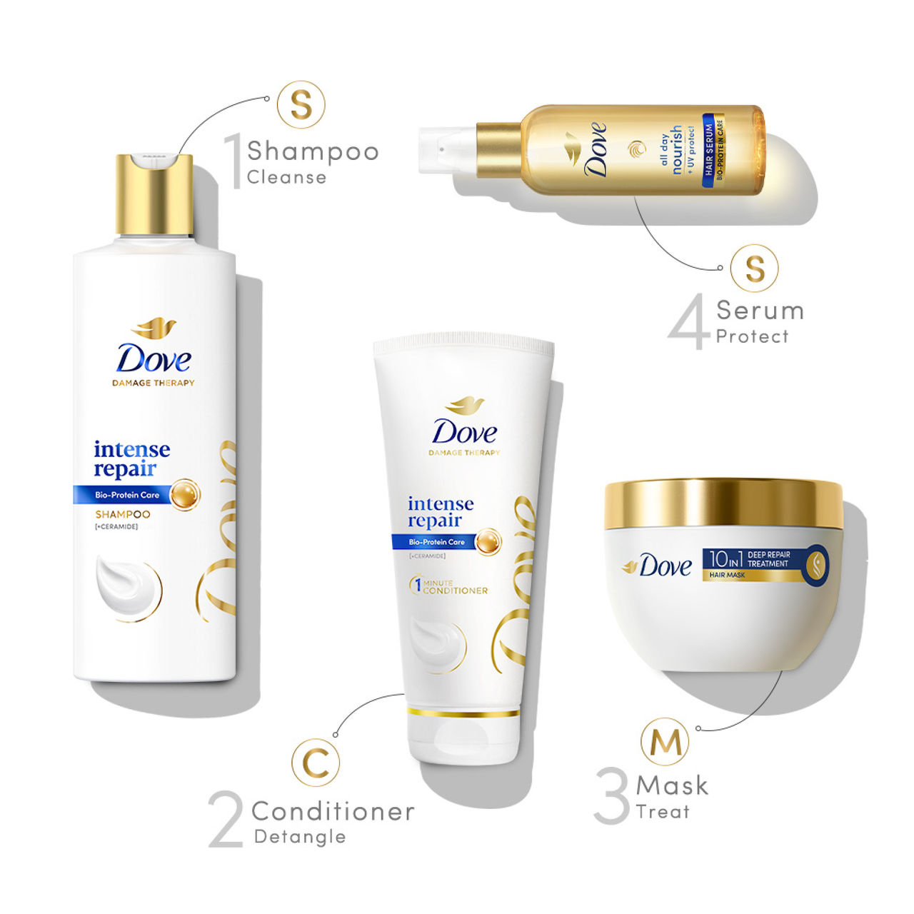 Dove Intense Damage Therapy Shampoo Xl Bottle