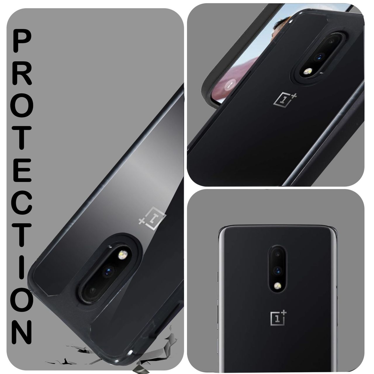 Artistque Case for Oneplus 6t | Oneplus 7 TPU Back Cover - Transparent Shockproof
