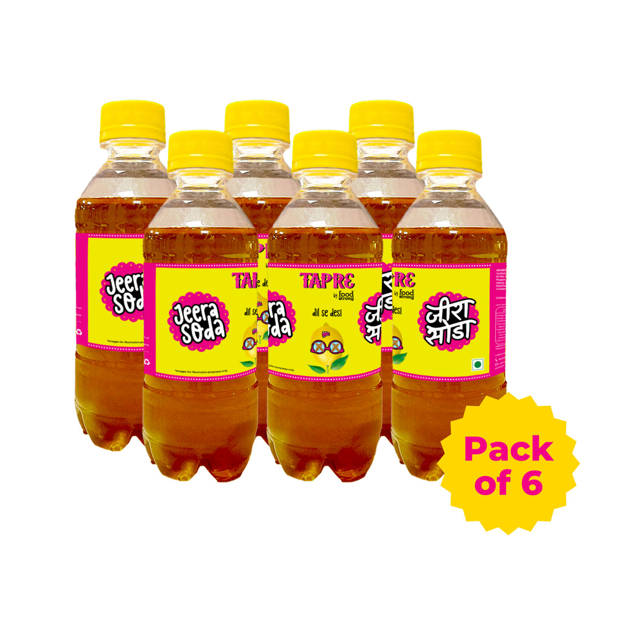 TAPRE Jeera Soda Multipack - Pack of 6