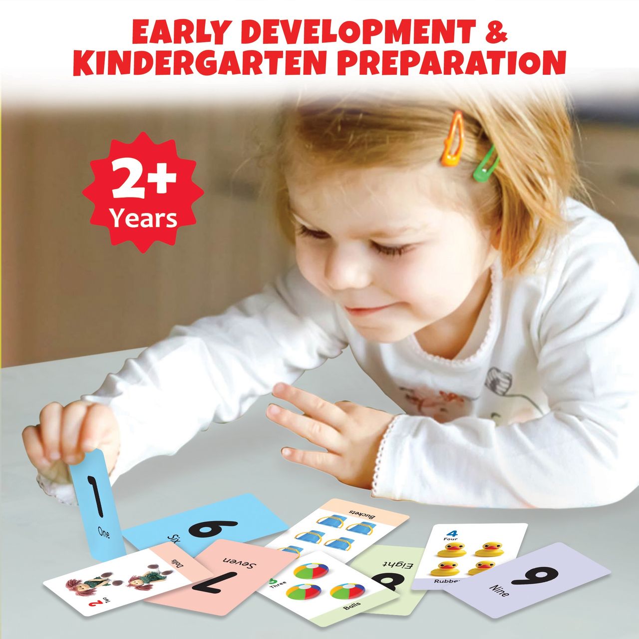My First Numbers Flash Cards For Kids (36 Cards) - Fun Learning Game - Lb17