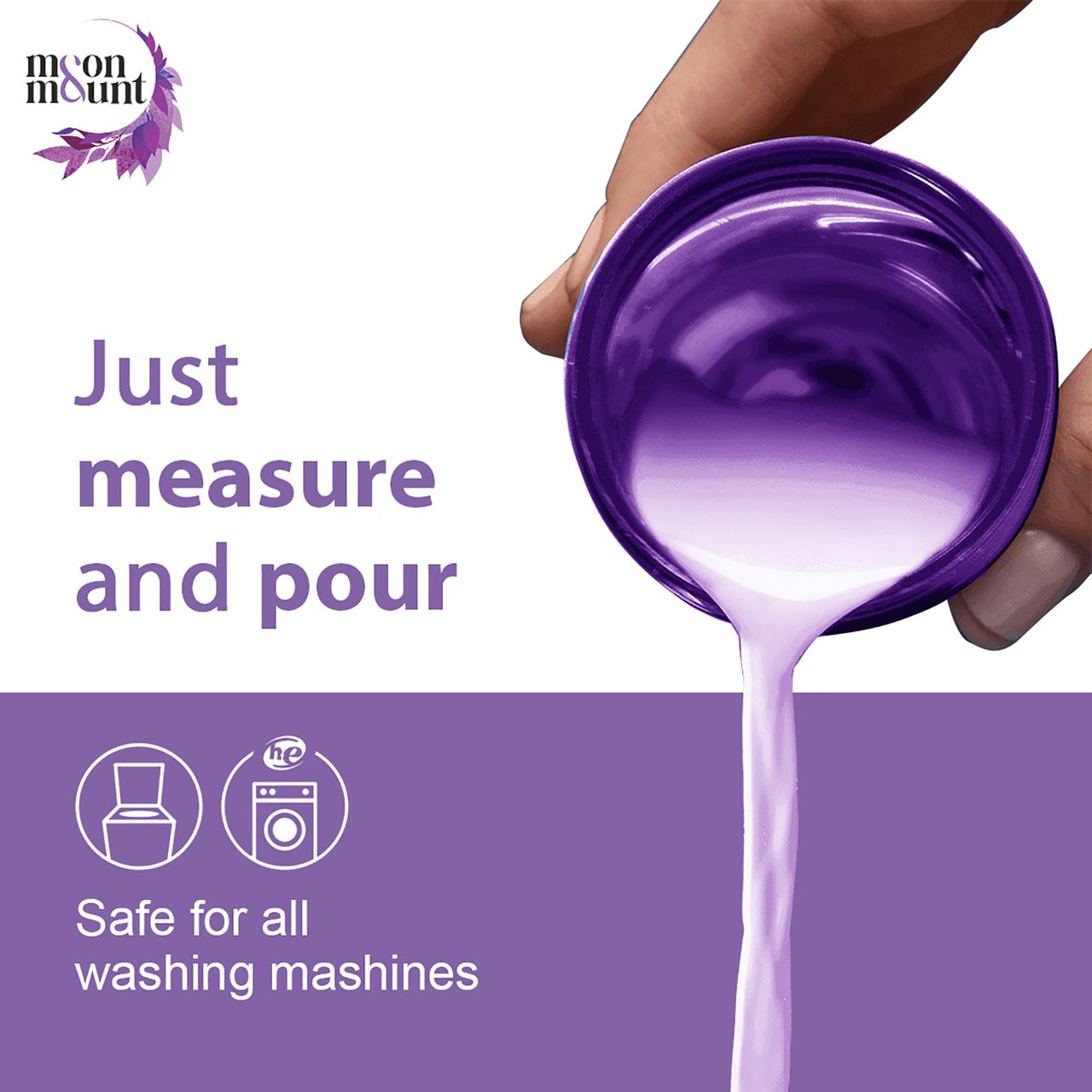 Moon&Mount Lavender Top & Front Load Detergent Liquid
