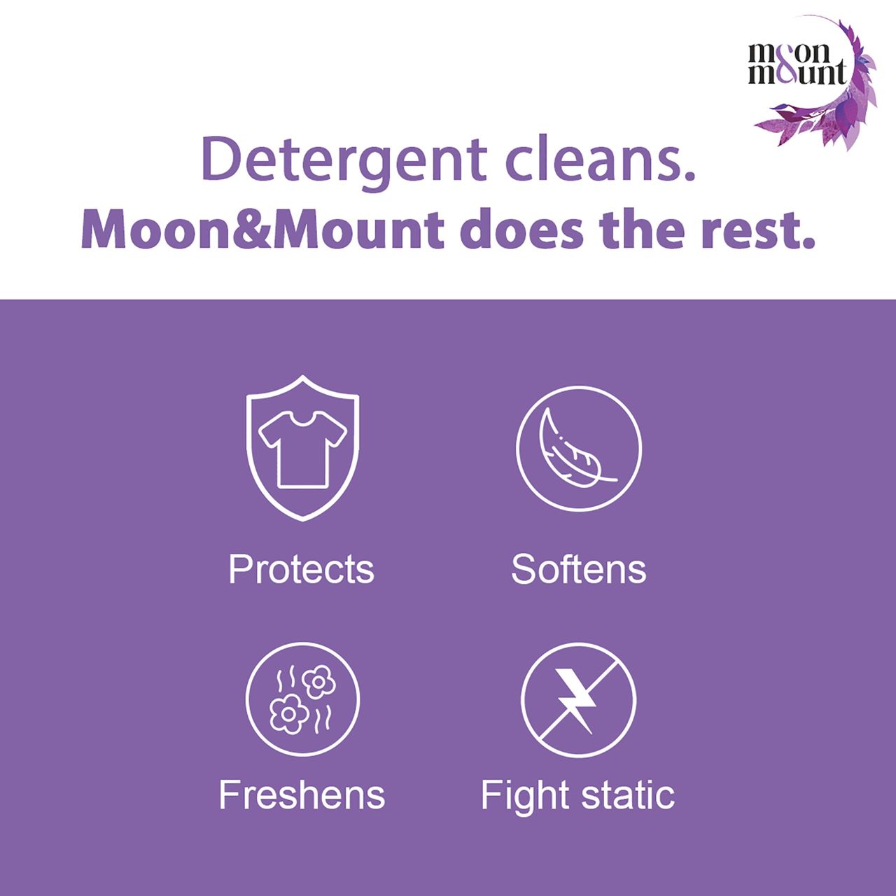 Moon&Mount Lavender Top & Front Load Detergent Liquid