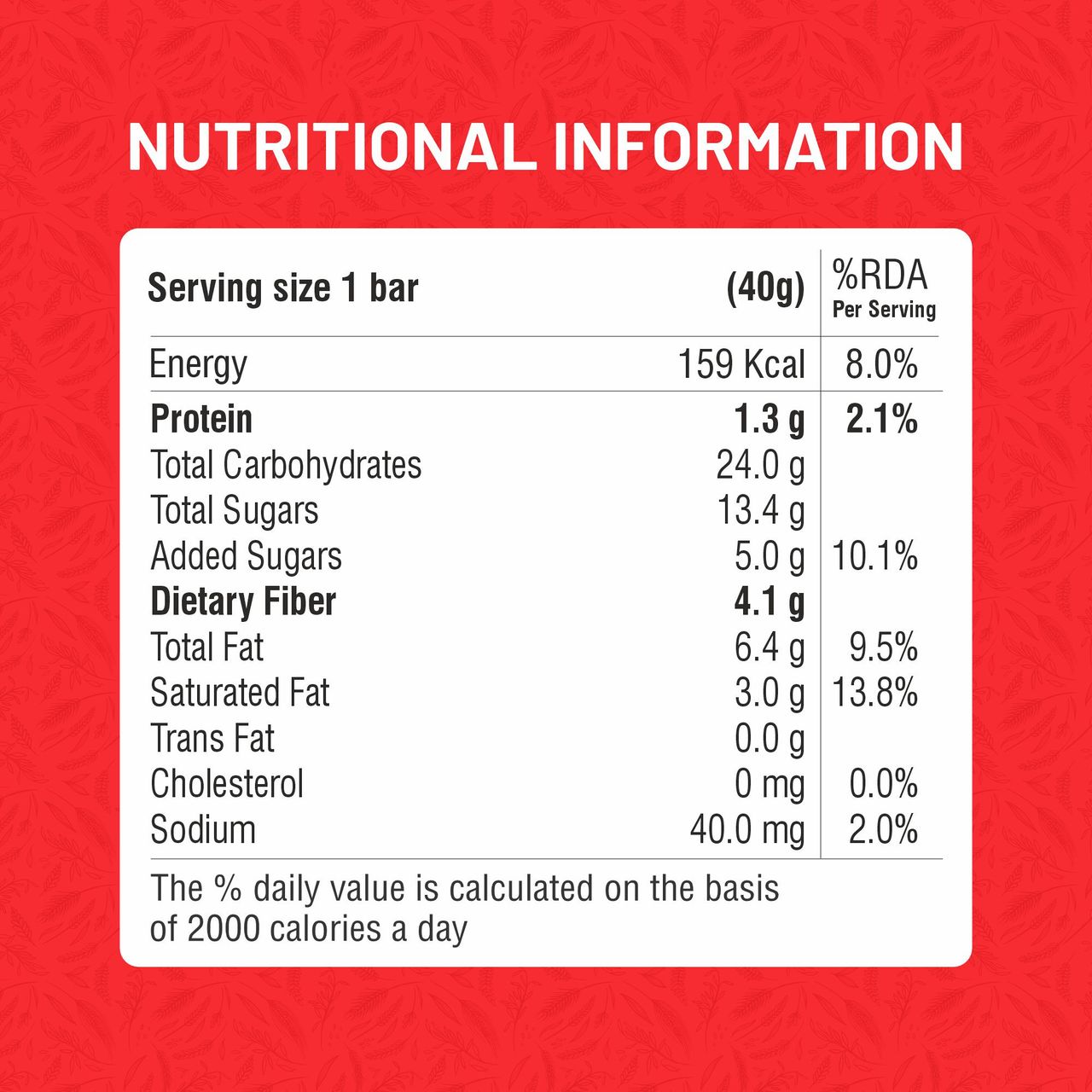 Rite Bite Berry Delite Fruitfill Fiber Energy Bar