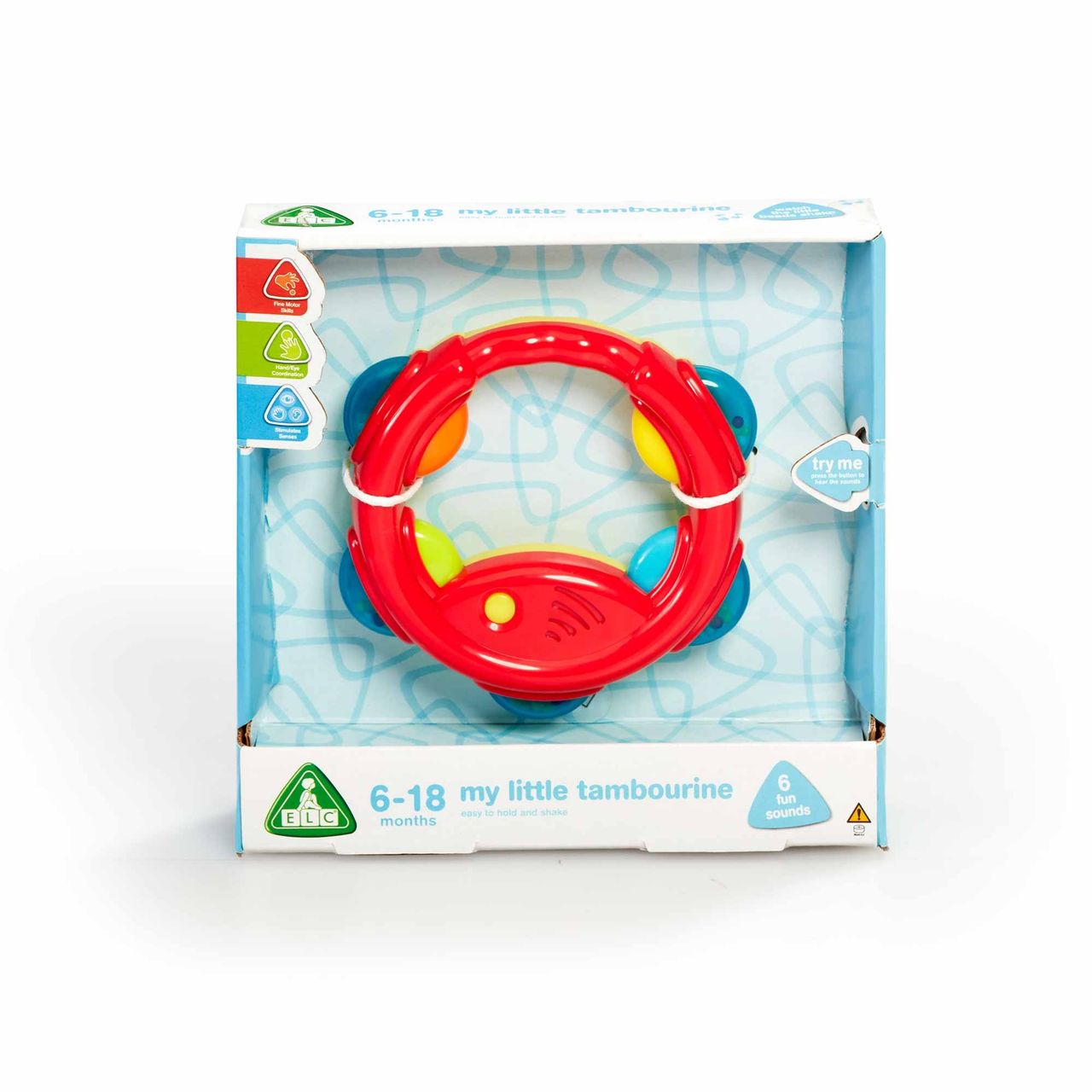 Hamley's ELC My Little Tambourine Multicolour 0M+