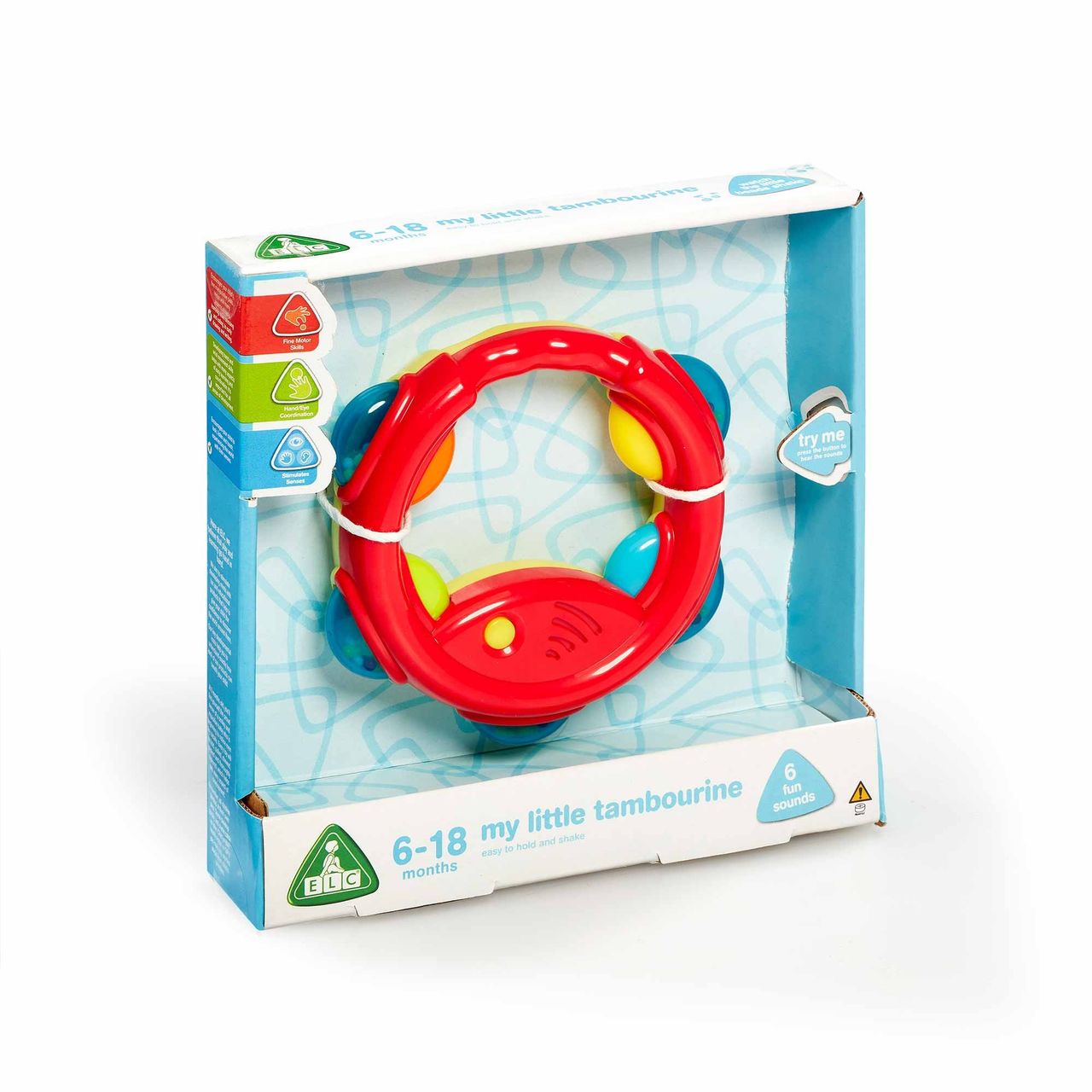 Hamley's ELC My Little Tambourine Multicolour 0M+