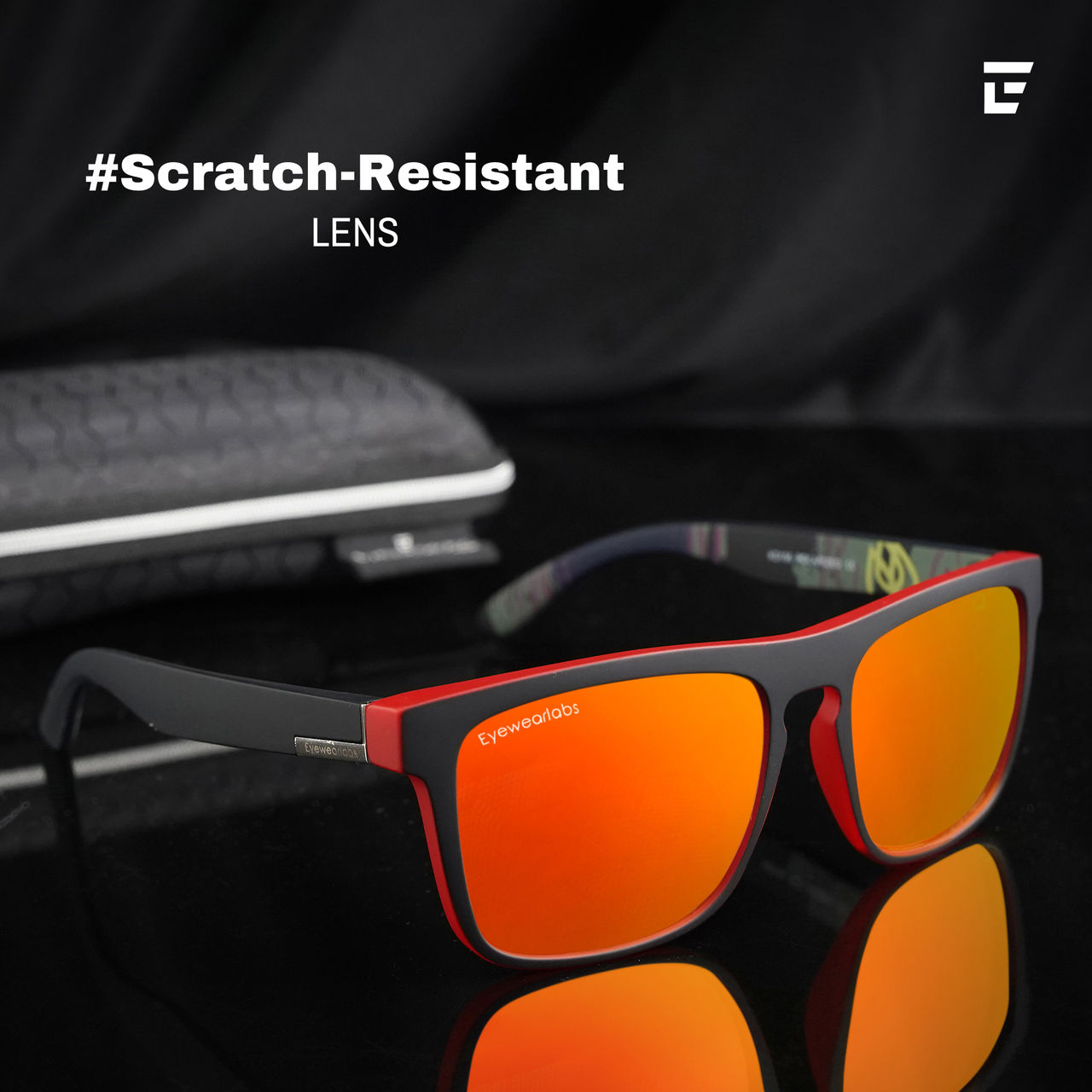 Eyewearlabs Men Sunglassses Flash Sunset Wayfarer