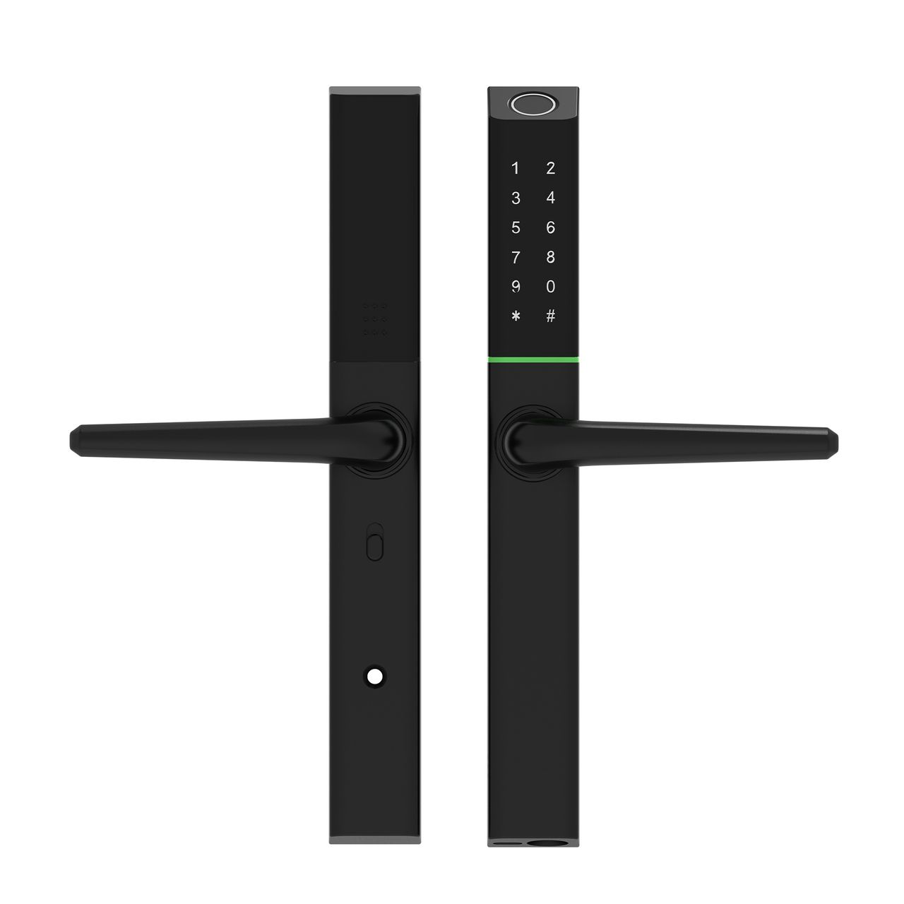 Link Smart Slimtron Digital Biometric Door Lock for Aluminium frame door with Wi-Fi | Black