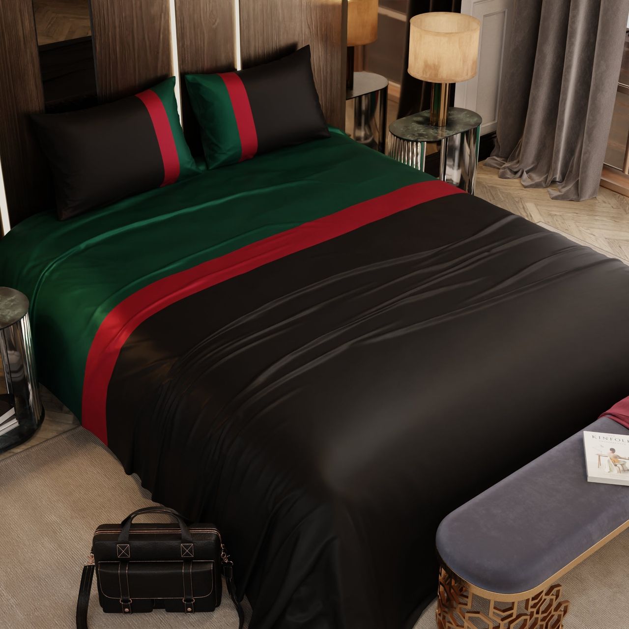 Stoa Paris Louvre Luxe Bedsheet Set - King