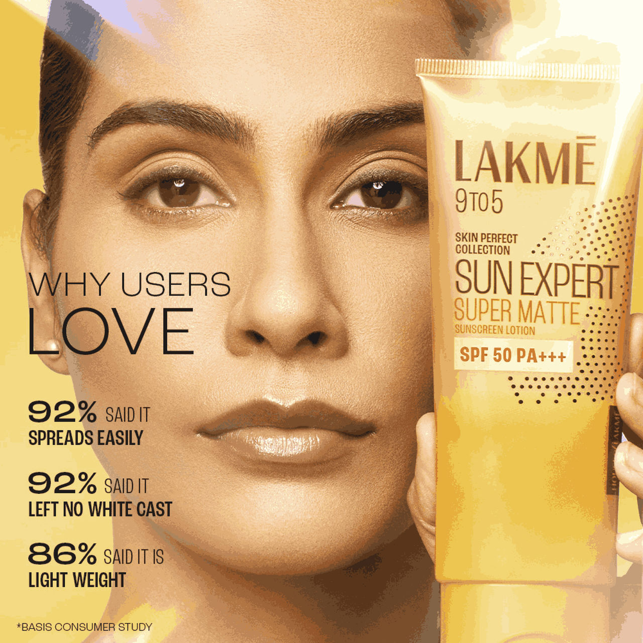 Lakme Sun Expert SPF 50 Ultra Matte Lotion 100 ml X 2 Combo