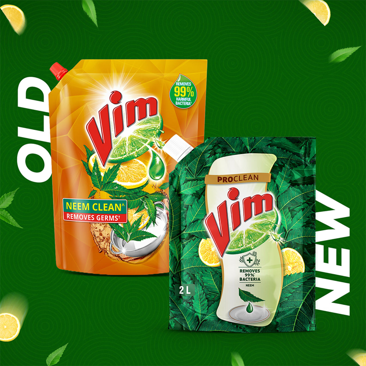 Vim Dishwash Anti Bac Liquid|| Neem 2 l Combo