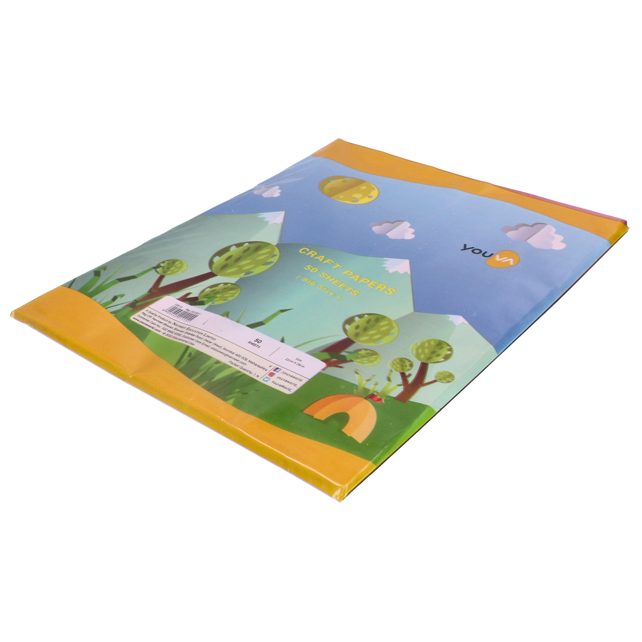 Navneet Youva | Craft Paper | Big Size 22cm x 28cm | 50 Sheets