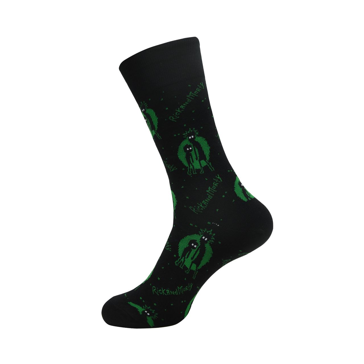 SocksXpress by Balenzia Rick And Morty Men's Quirky Mid-Calf Length Socks | Fine Cotton