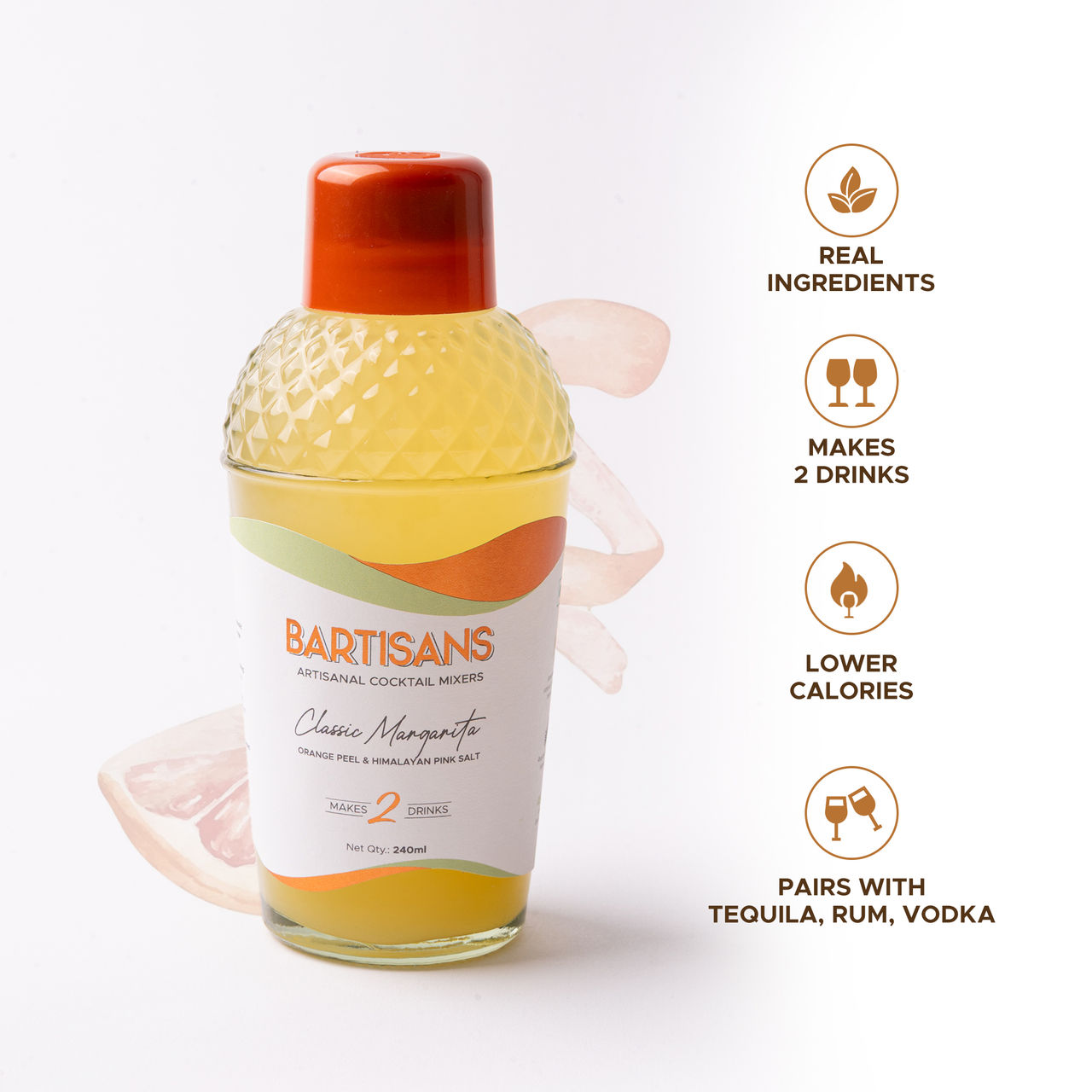 Bartisans Classic Margarita - Lime | Orange | Pink Salt