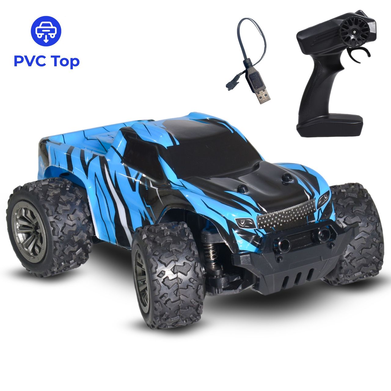 RC Car - 25kmph Boost Mode, Proportional Throttle (Bumble - Blue)