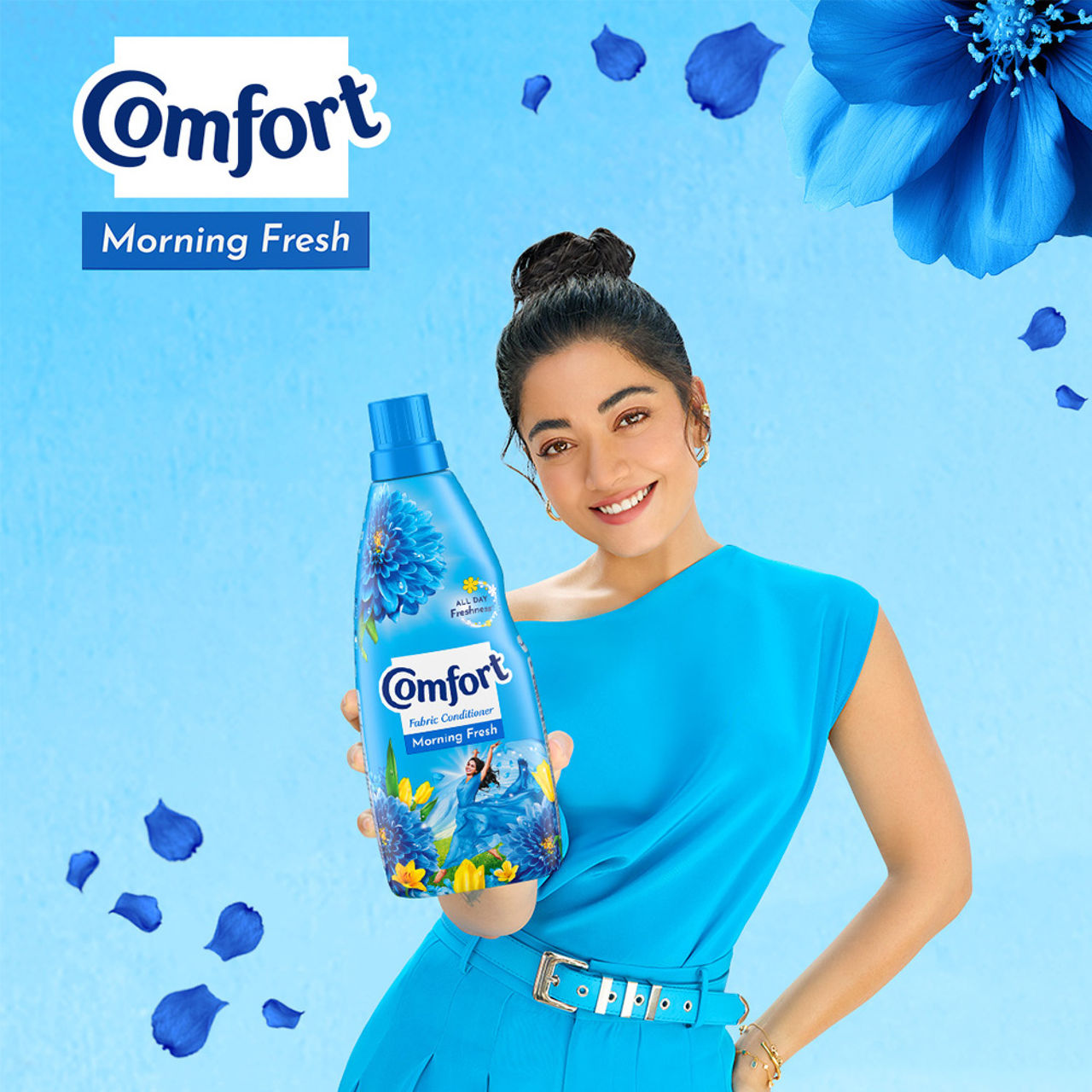 Comfort After Wash Morning Fresh Fabric Conditioner(860ml) & Surf Excel Matic Front Load Detergent Liquid(1l) Combo