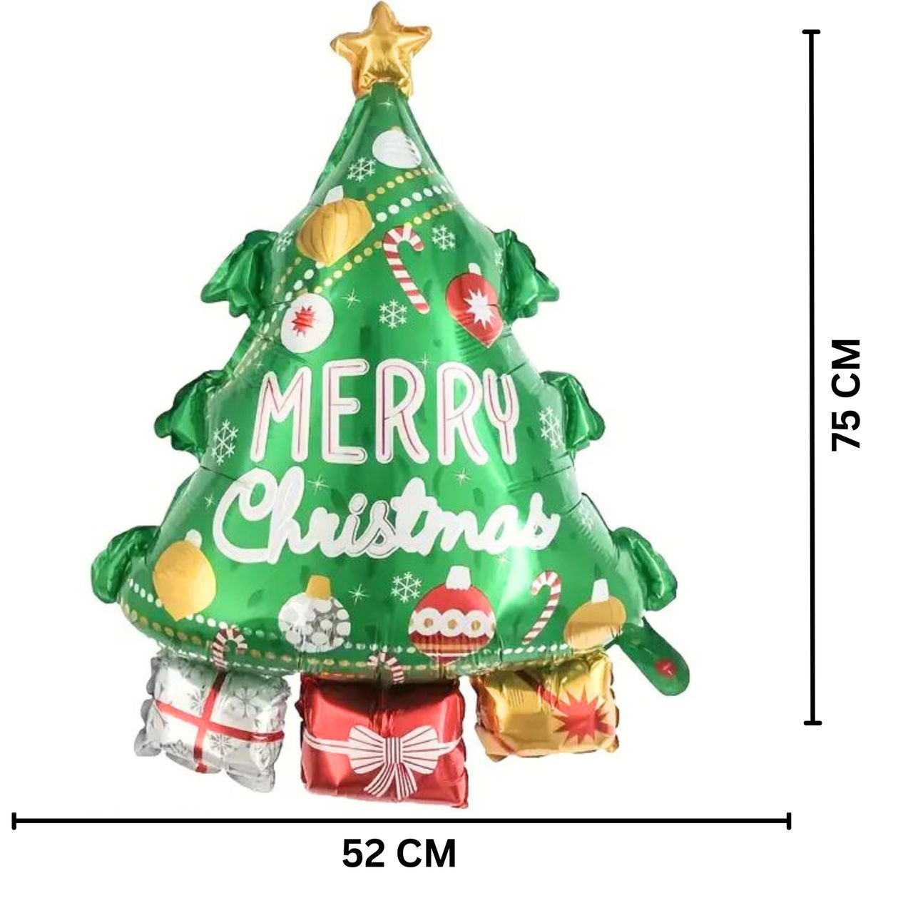 Christmas Tree Foil Balloon, Assorted Design