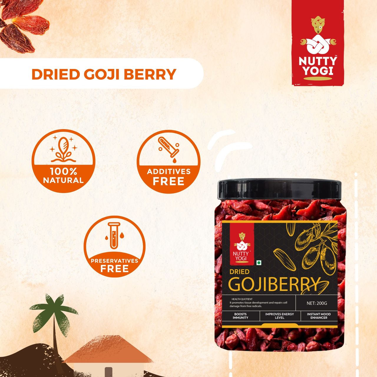 Nutty Yogi Dried Goji Berries