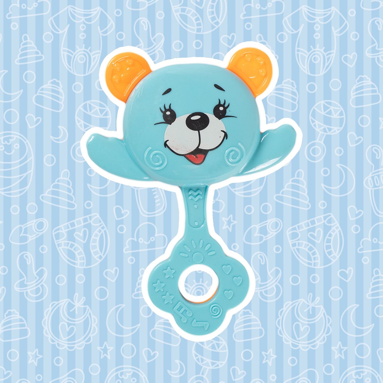 Ratna's Happy Baby Rattle 4 Pcs | Assorted
