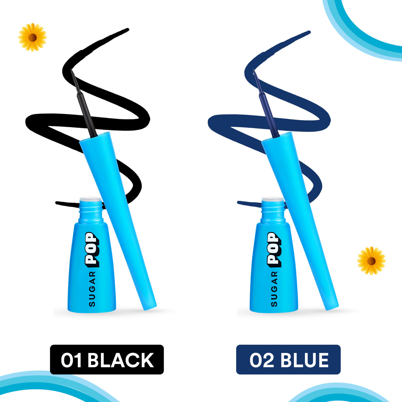 SUGAR POP Eyeliner - Blue | Waterproof