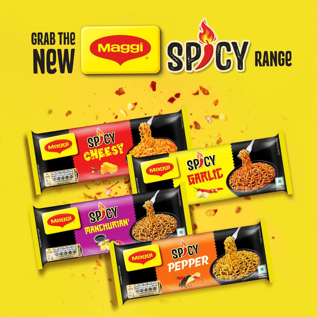 Maggi 2-Minute Spicy Manchurian Instant Noodles