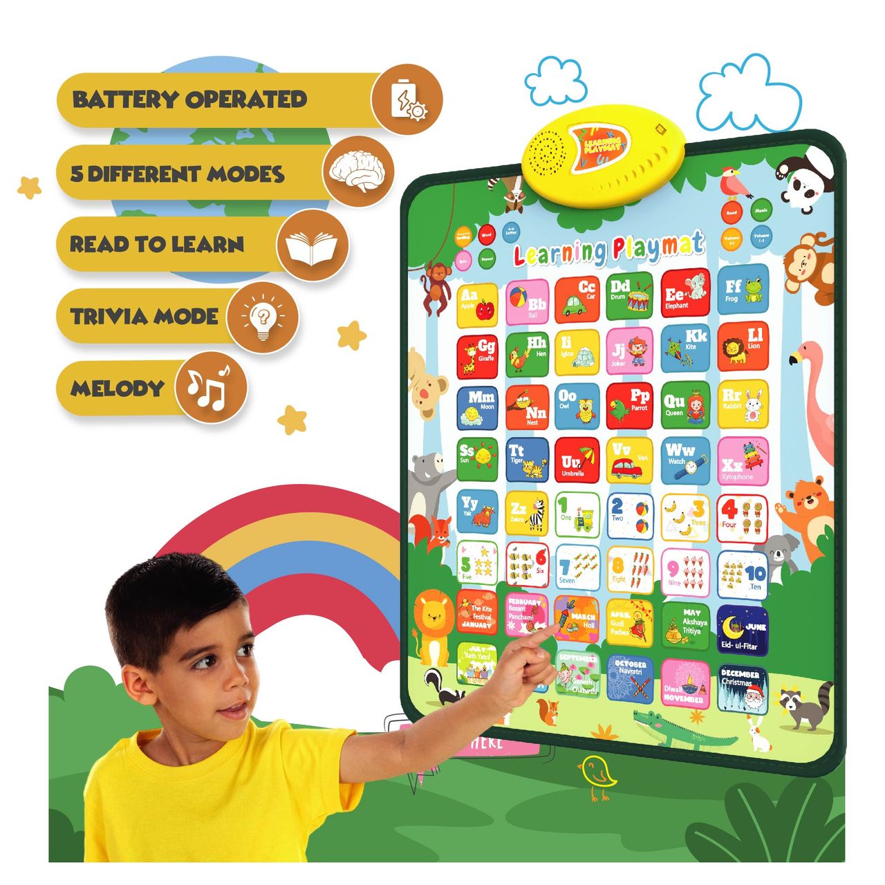 Learning Playmat (ABCD)