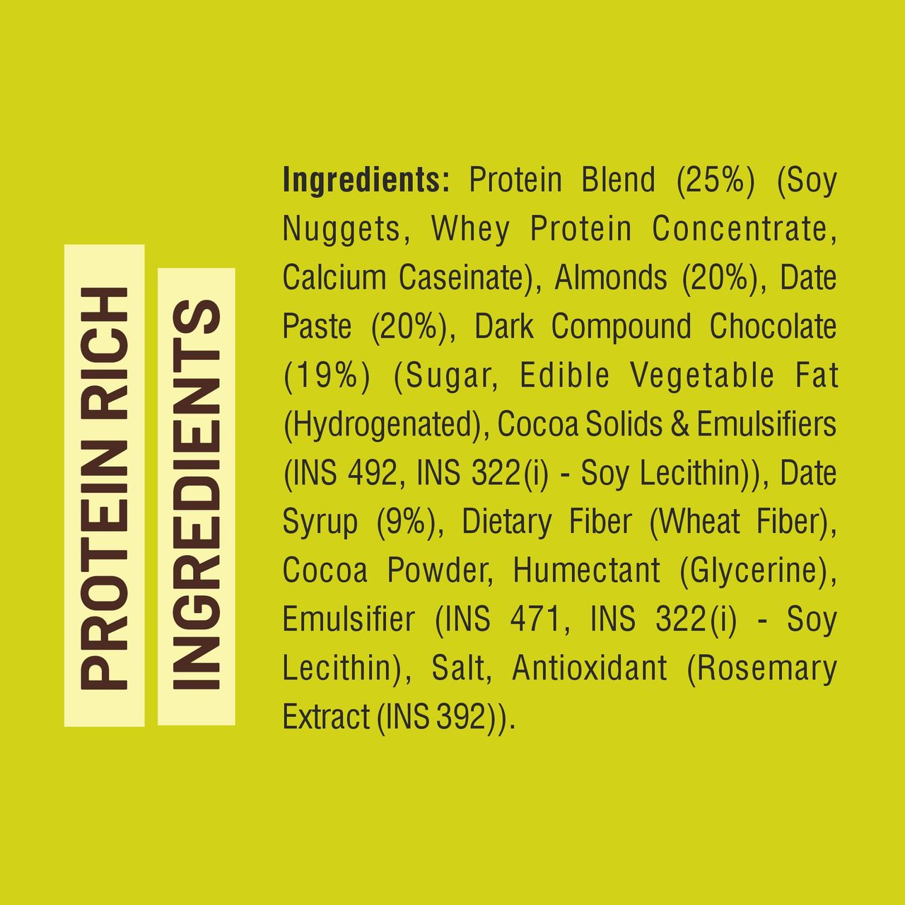Ritebite Max Protein 5g Protein Bar Date & Almond Bytes