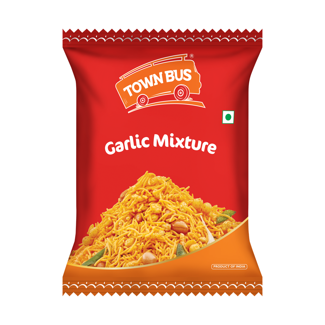Town Bus Snacks Garlic Mixture