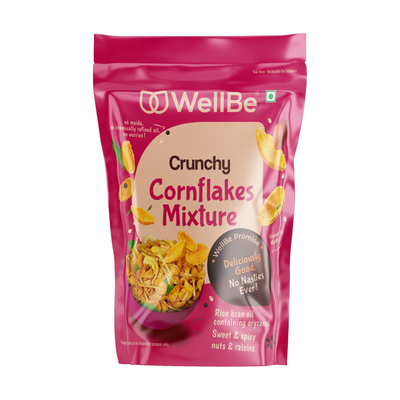 Wellbe Crunchy Cornflakes Mix