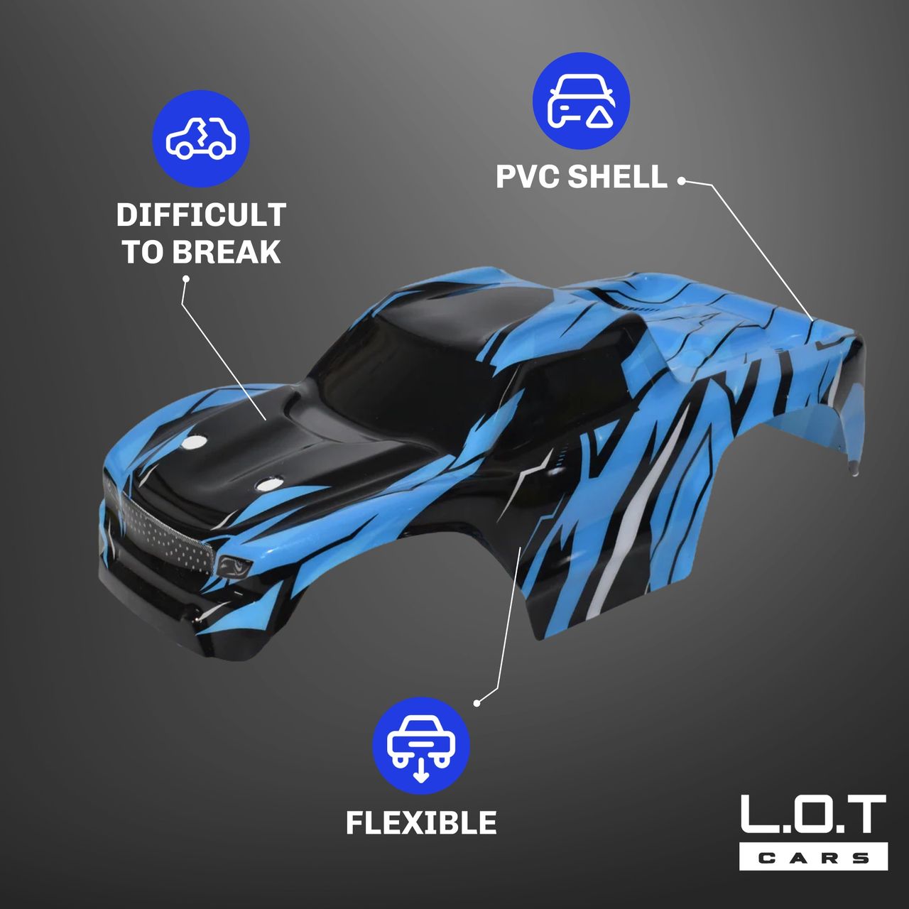 RC Car - 25kmph Boost Mode, Proportional Throttle (Bumble - Blue)