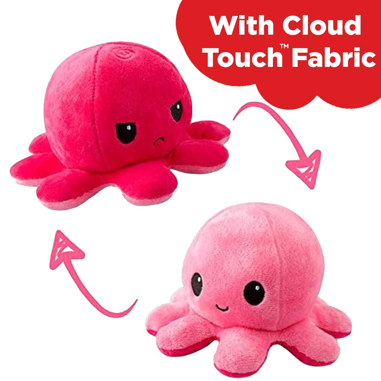 Michelle's Reversible Octopus Plush Soft Toy for Kids and Adult | Perfect For Gifting