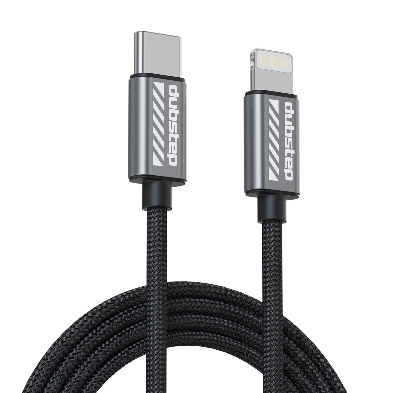 Dubstep Blaze Flash 33W 1.25m Type C to Lightning Cable (Grey)