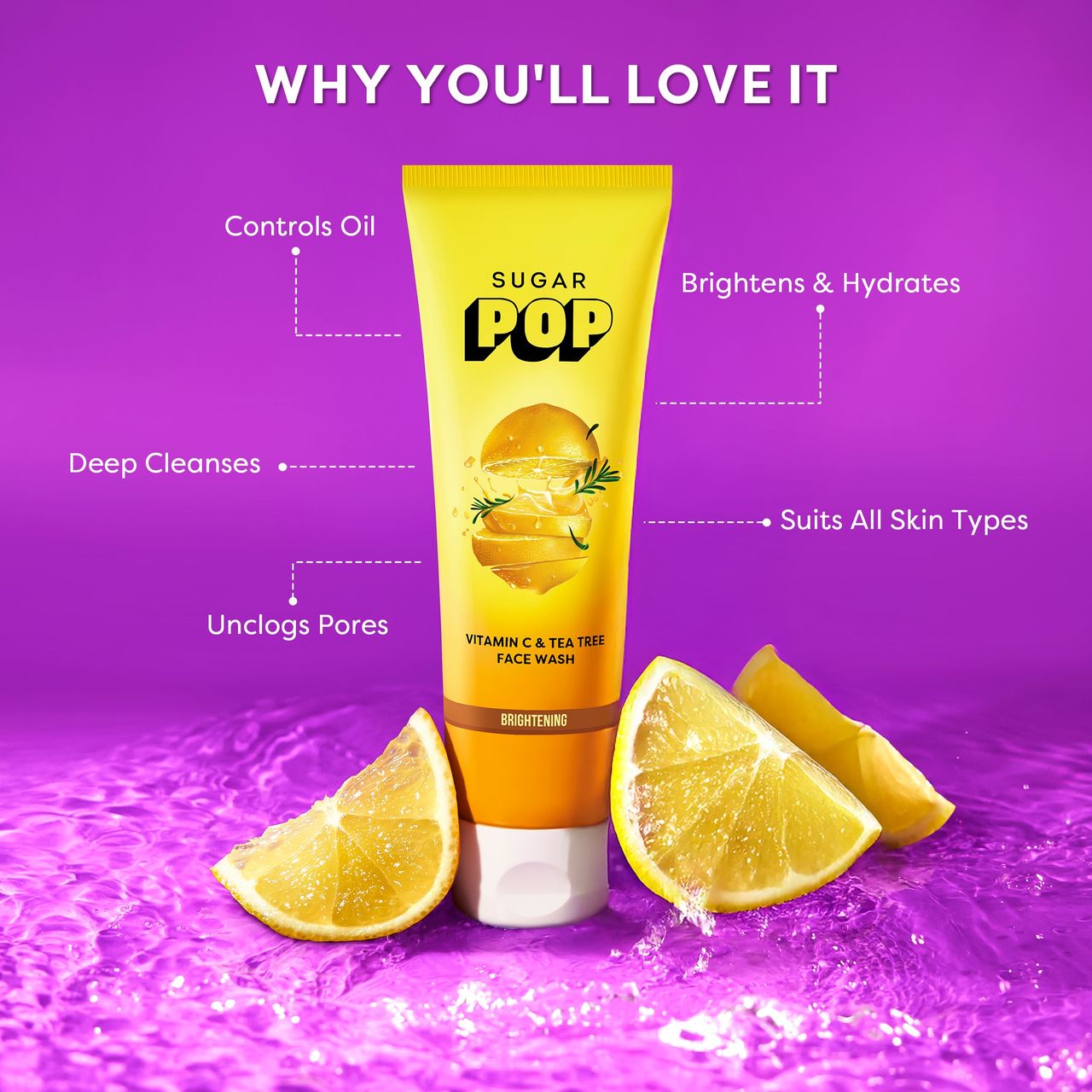 Sugar Pop Vitamin C and Tea Tree Facewash