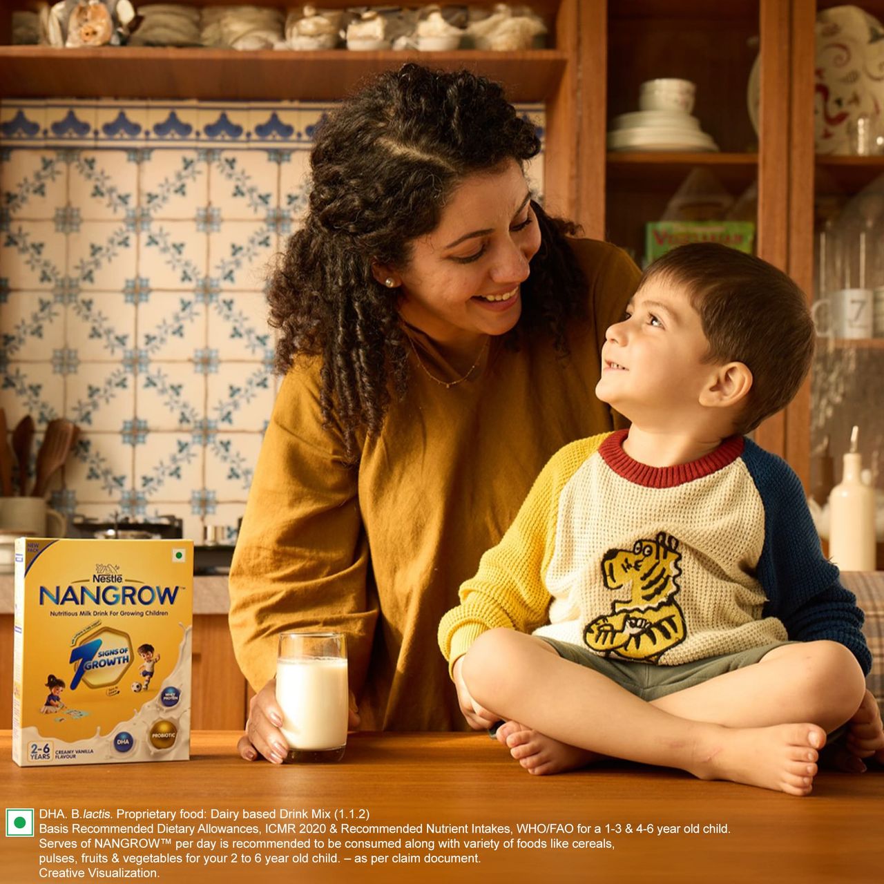 Nestle Nangrow Vanilla Drink Mix | For 2 - 6 years Kids 400 g Combo