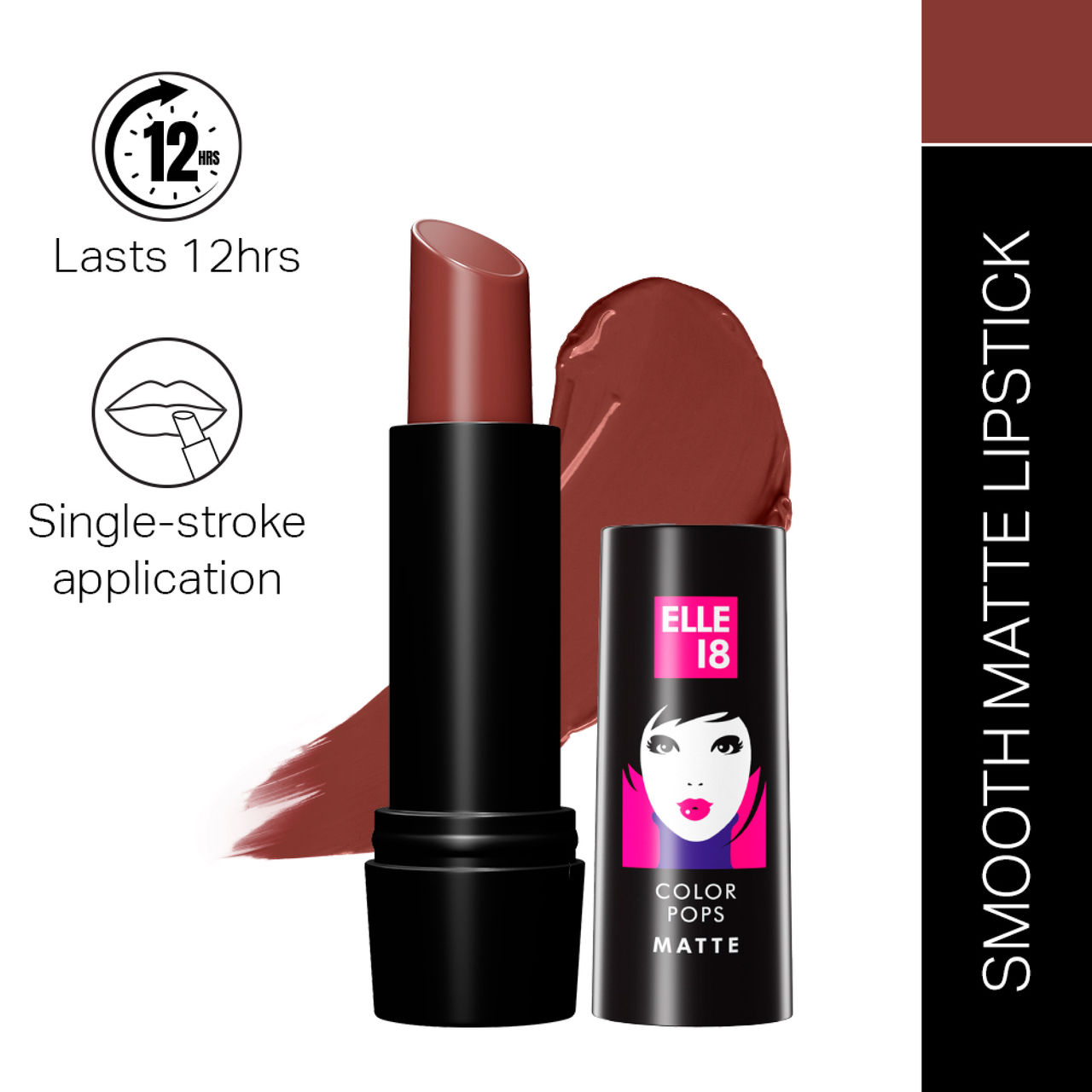 Elle 18 Color Pop Matte Lip Color | B3 Rust Sienna