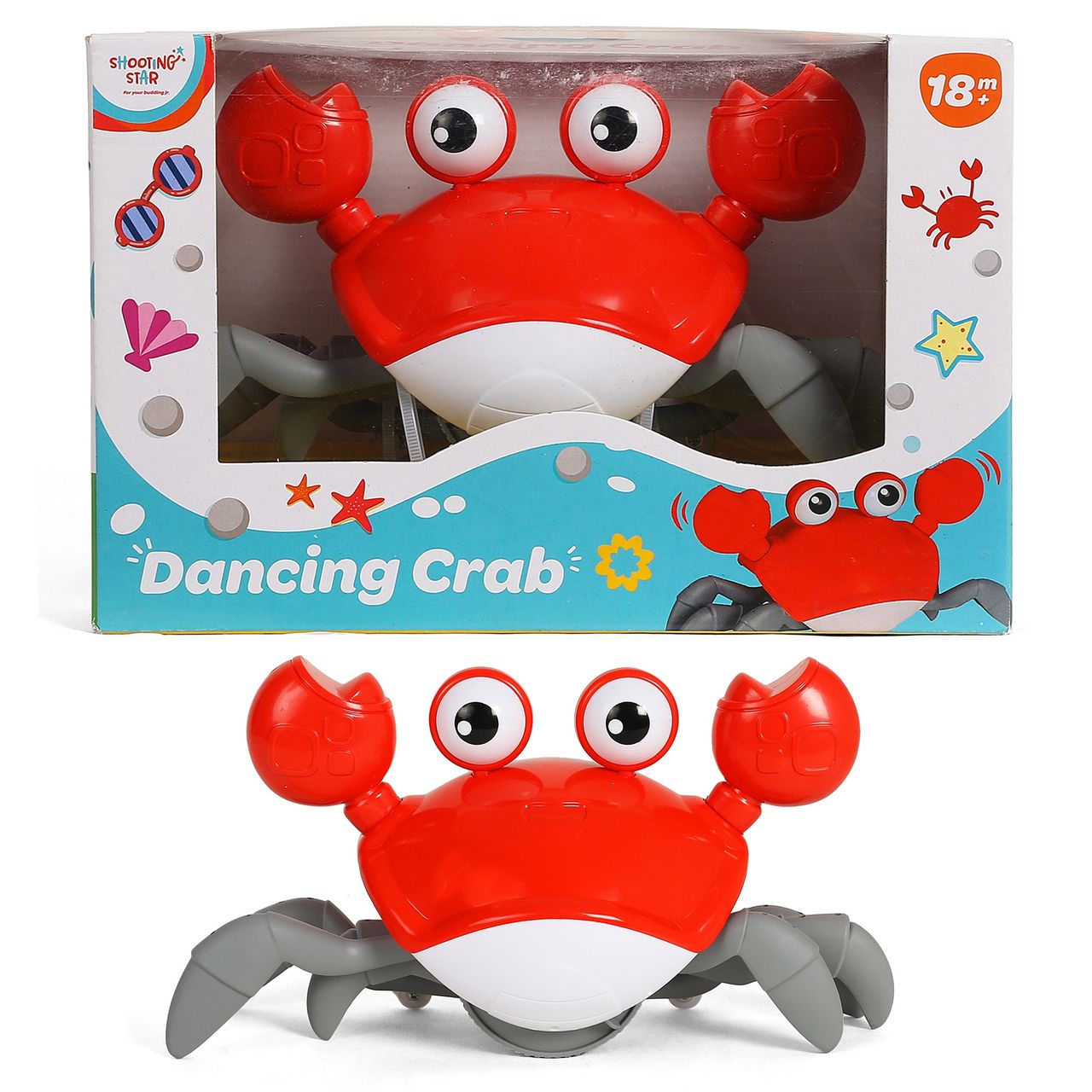 Hamley's Shooting Star Dancing Crab, 18M+, Multicolour