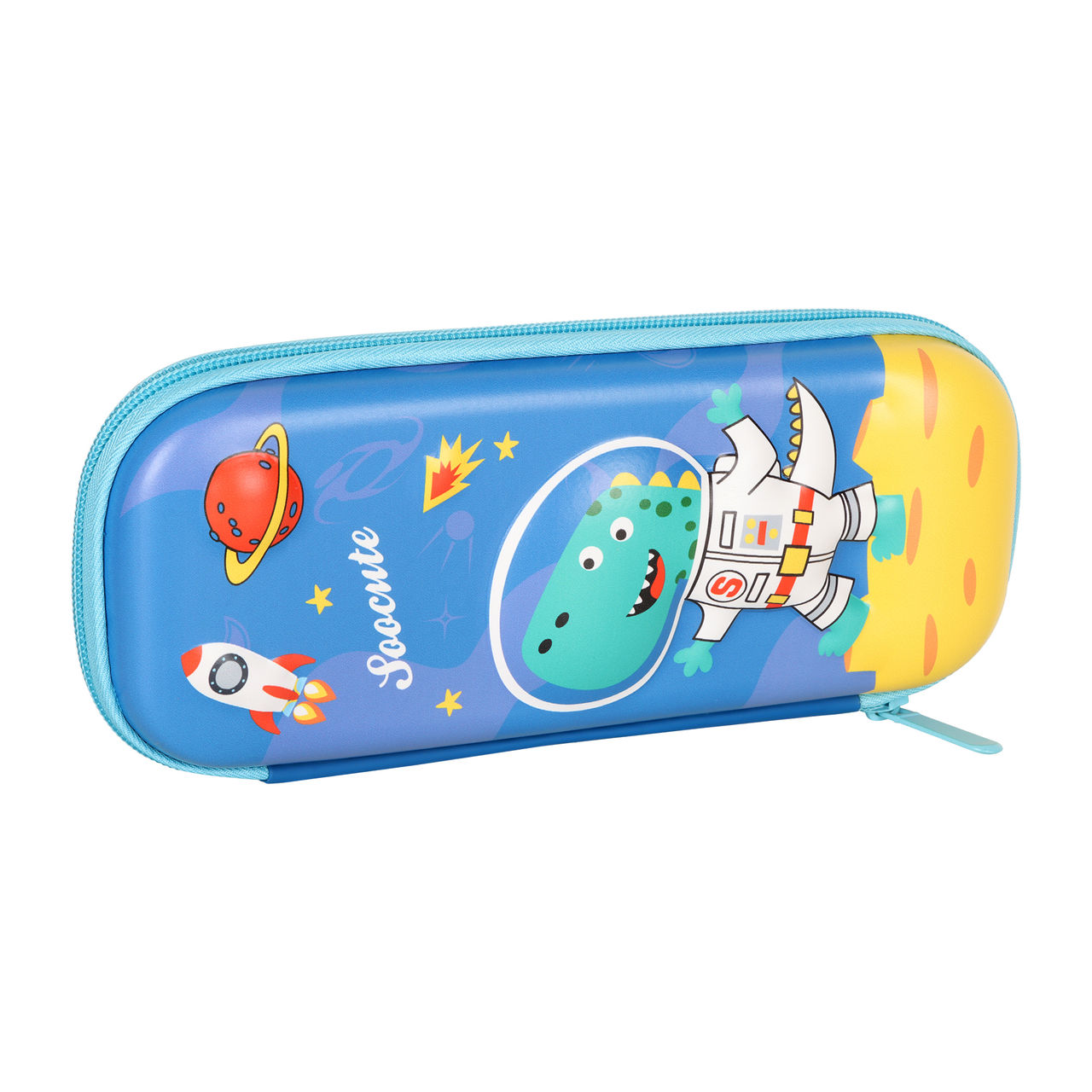 Dearjoy Dinosaur Pencil Box / Case Pouch - Blue