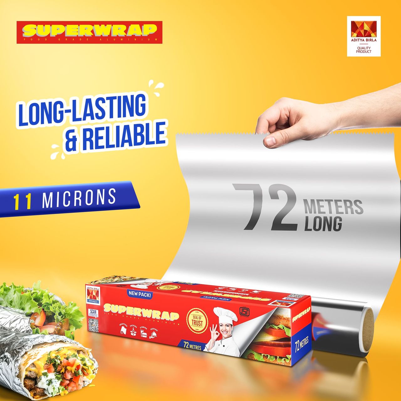 Superwrap Aluminium Foil (72 Meter)