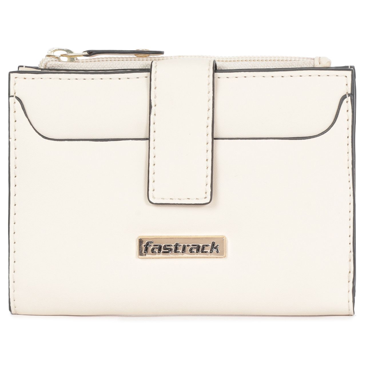Fastrack Women's Two Fold Wallet | Beige