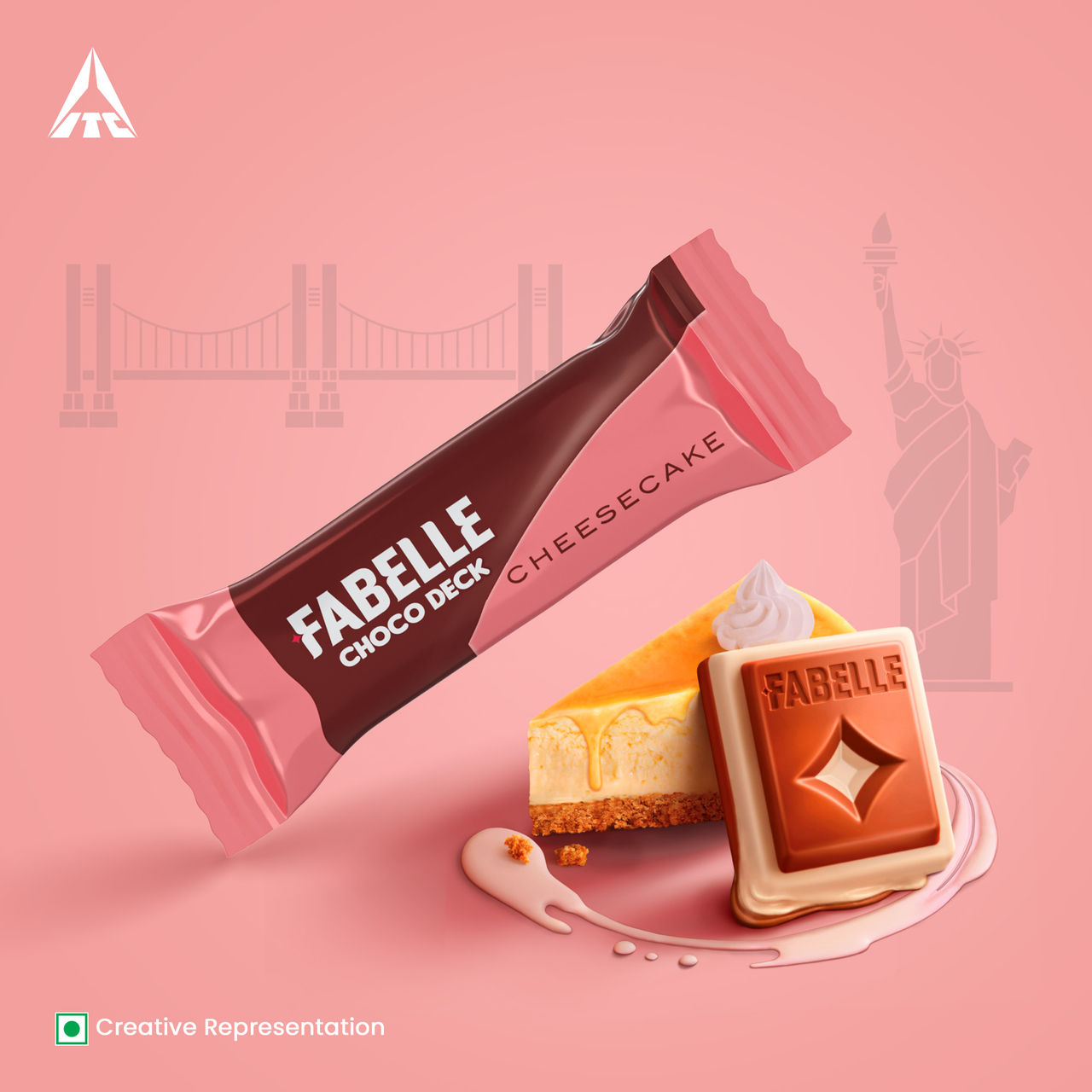 Fabelle Choco Deck Dessert Collection Minis Chocolate Pack 63 g Combo