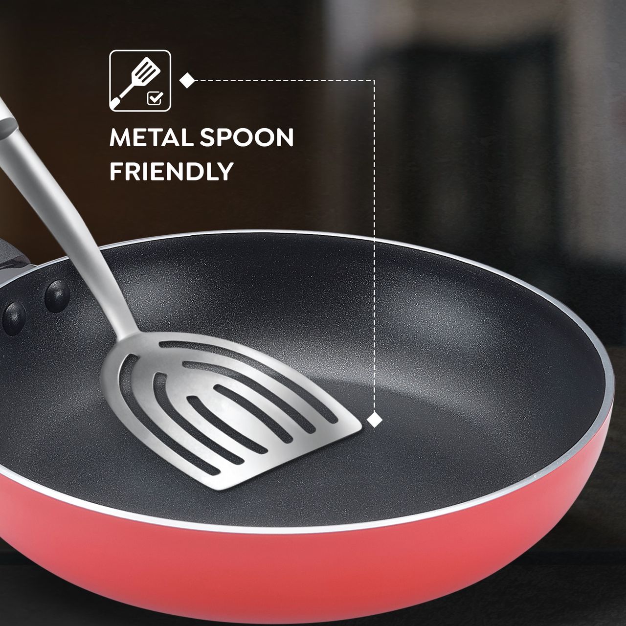 Judge by Prestige Ace Aluminium Non-Stick Cookware-1 Unit, Omni Tawa Dia 25 cm - 1 Unit